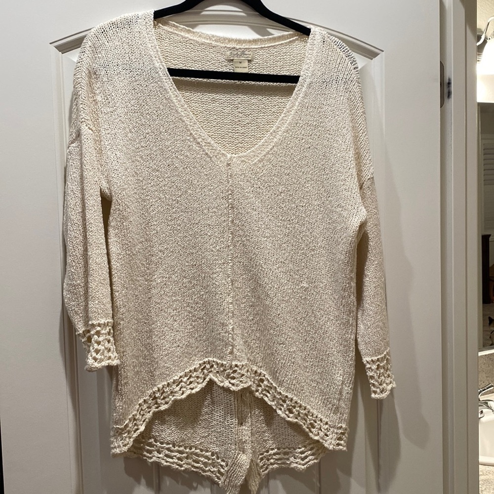 Lucky brand cream sweater